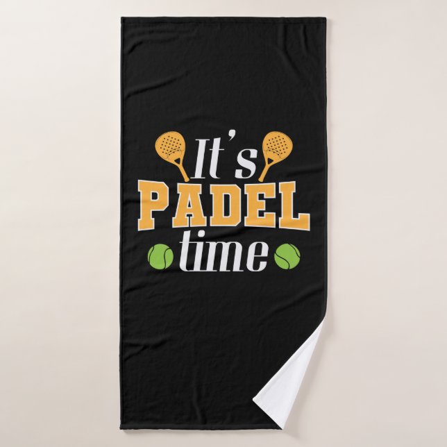 C'est Padel Time Tennis Sport (Serviette de bain)