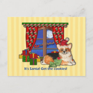 C'est Père Noël ! Obtenez les cookies ! Carte de N