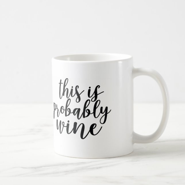 C'est probablement tasse de café de vin (Droite)