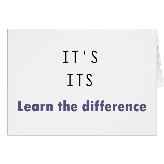 C'est sa grammaire (Devant horizontal)