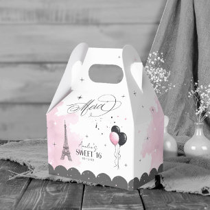 C'est si Bon Parisian Sweet 16 Thank You ID1162 Favor Box