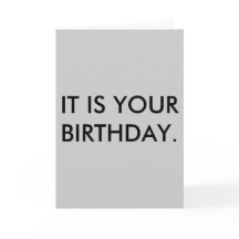 C'EST TON ANNIVERSAIRE. Carte