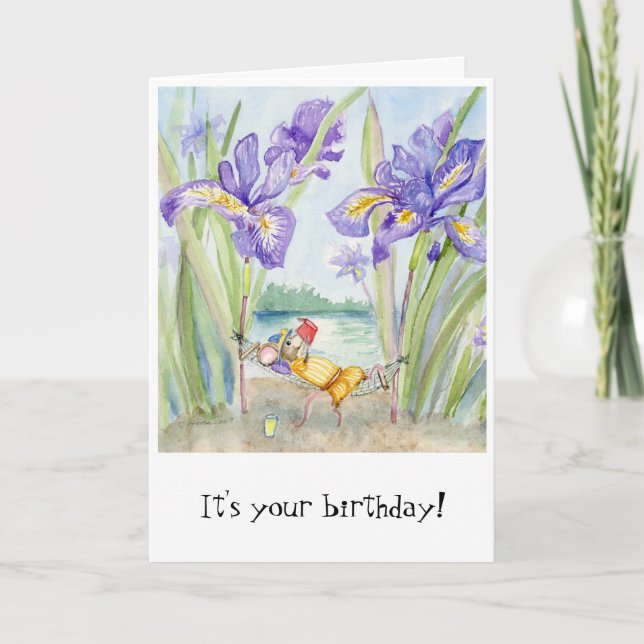 "C'est ton anniversaire !" Carte d'anniversaire (Devant)