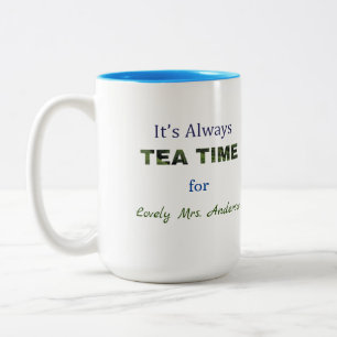 C'est toujours Tea time Mug de café à deux tons