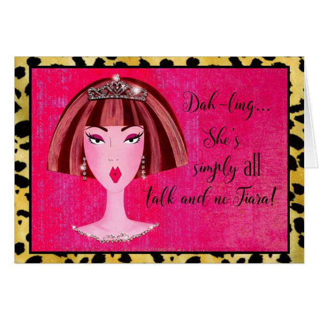 "C'est tout simplement TOUT parler et PAS de Tiara (Devant horizontal)