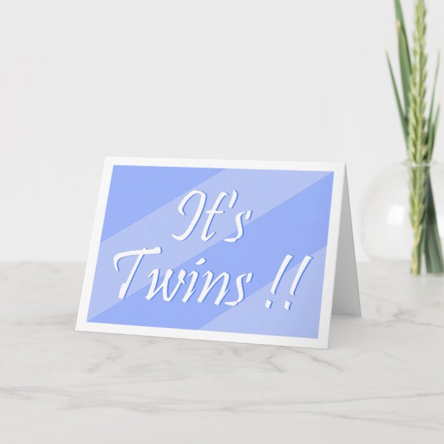 C'est Twins ! ! Carte (Garçons) (Devant)
