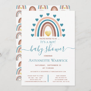 C'est un Baby shower bleu ciel Invitation