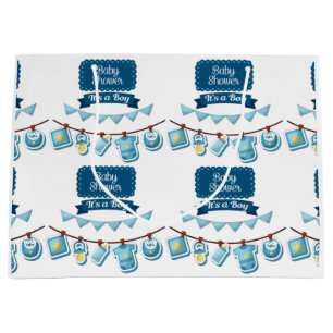 C'est un Baby shower garçon Grand sac cadeau