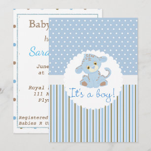 C'est un Baby shower garçon Invitation