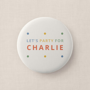 C'est un badge bouton invité à la Color Pop Party