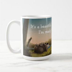 C'est un beau matin, c'est l'heure de la tasse de