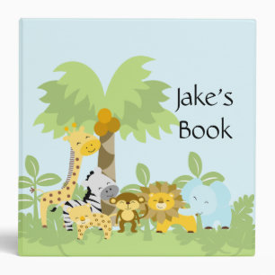 C'est un classeur de photo de bébé de jungle
