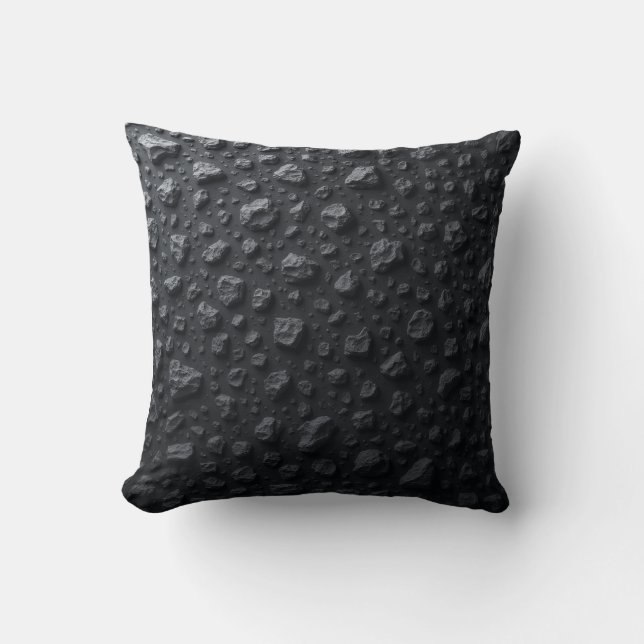 C'est un coussin coussin pour motif en pierre noir (Recto)