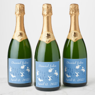 C'est un Étiquette de vin mousseux