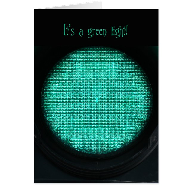 C'est un feu vert (Devant)