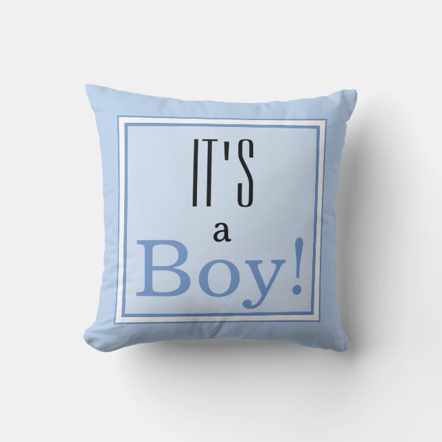 C'est un garçon ! Coussin baby shower Keepsaké (Recto)