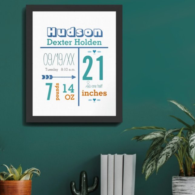 C'est un garçon ! Poster de la nouvelle flèche de  (Créateur téléchargé)