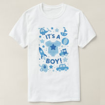 C'est un garçon - T-Shirt Unisexe Moderne pour Cél