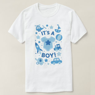 C'est un garçon - T-Shirt Unisexe Moderne pour Cél