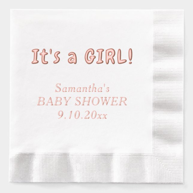 C'est un nom de Baby shower de fille (Recto)