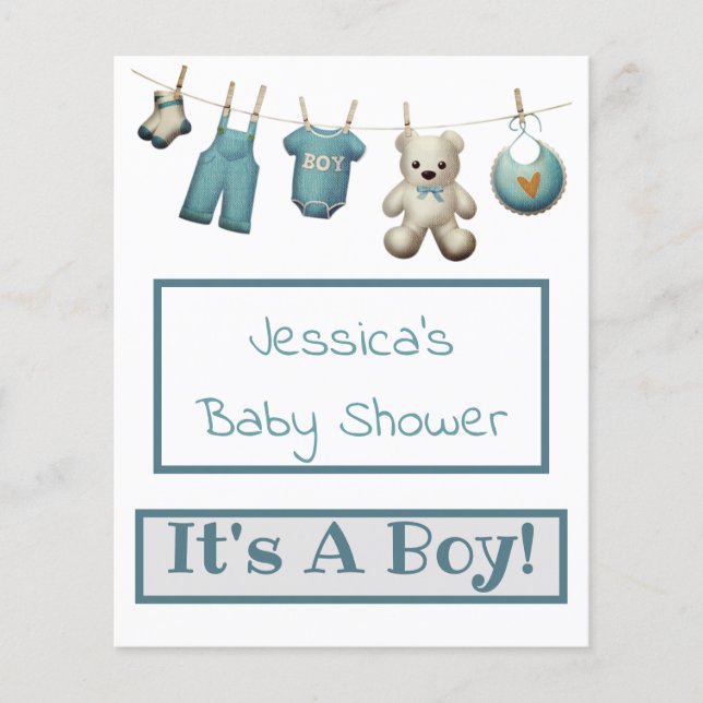 C'est un programme de Baby shower de ligne Vêtemen (Devant)