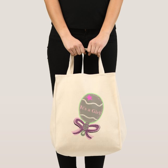 C'est un Sac fourre-tout de bimbo rose fille (Devant (produit))