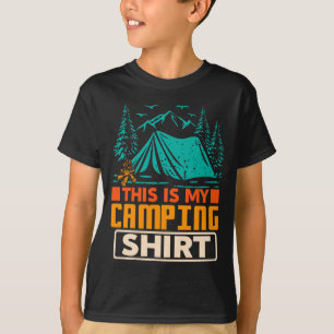 C'est un t-shirt de camping drôle campeur vintage