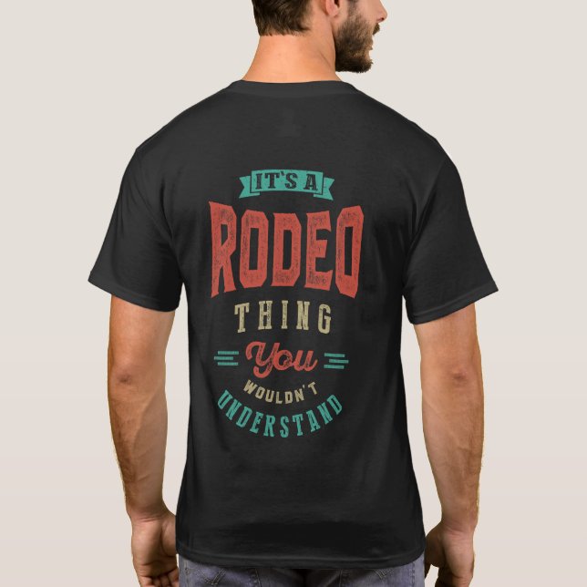 C'est un truc de rodéo | T-shirt (Dos)
