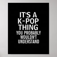 C'est une affiche KPOP thing