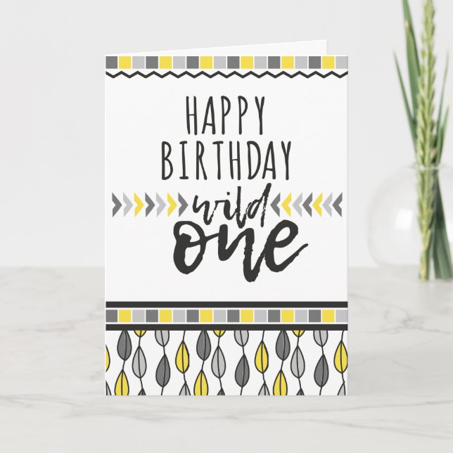 C'est une carte d'anniversaire sauvage (Devant)