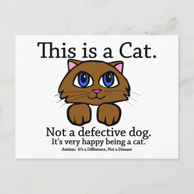 C'est une carte postale de chat (Devant)