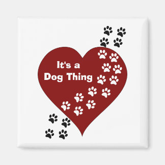 C'est une chose de chien Coeur et un aimant Emprei