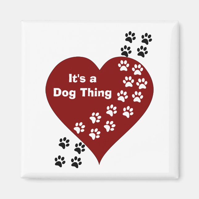 C'est une chose de chien Coeur et un aimant Emprei (Devant)