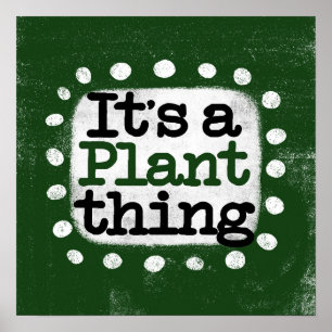 C'est une chose Plante Poster Wall Art