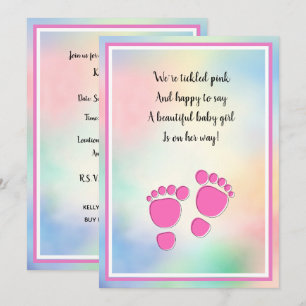 C'est une fille bébé douche Invitations
