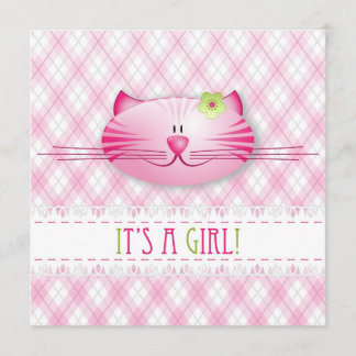 C'est une fille ! carte faire-part