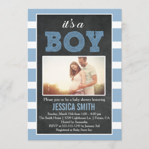 C'est une invitation au Baby shower de photos de g