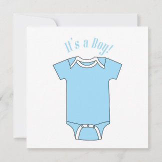 C'est une invitation baby shower de garçon
