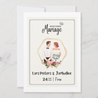 C'est une invitation de mariage 