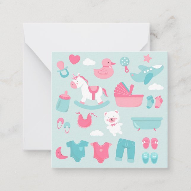C'est une invitation garçon/Baby shower (Devant)