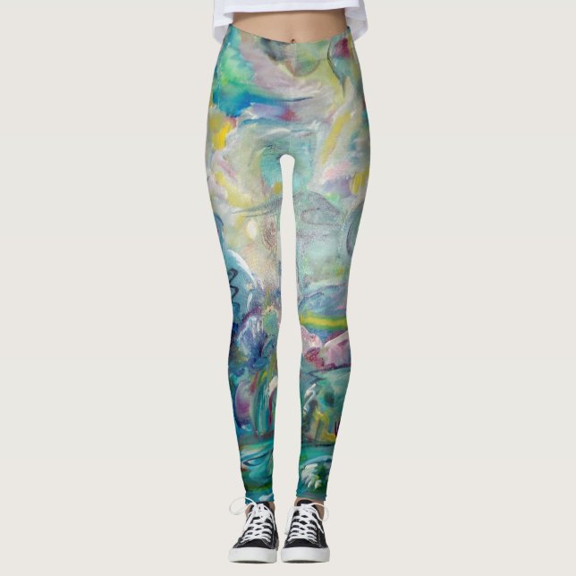 "C'est une jungle là-bas" leggings (Devant)