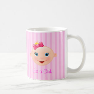 C'est une petite fille au visage rose - Mug