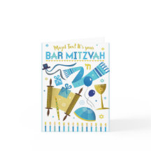 C'est votre Bar Mitzvah ! Carte pliée