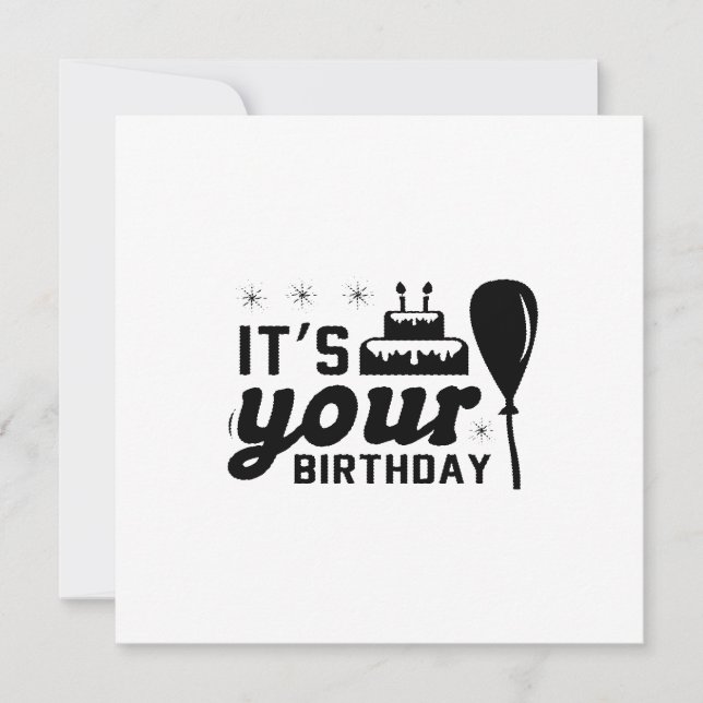 C'est votre invitation d'anniversaire (Devant)