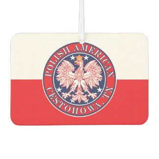 Cestohowa Texas Polish American Eagle Air Freshener