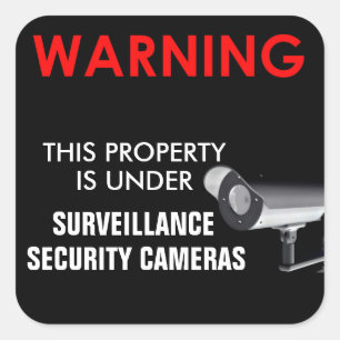 CET ÉTABLISSEMENT EST SOUS SURVEILLANCE STICKER