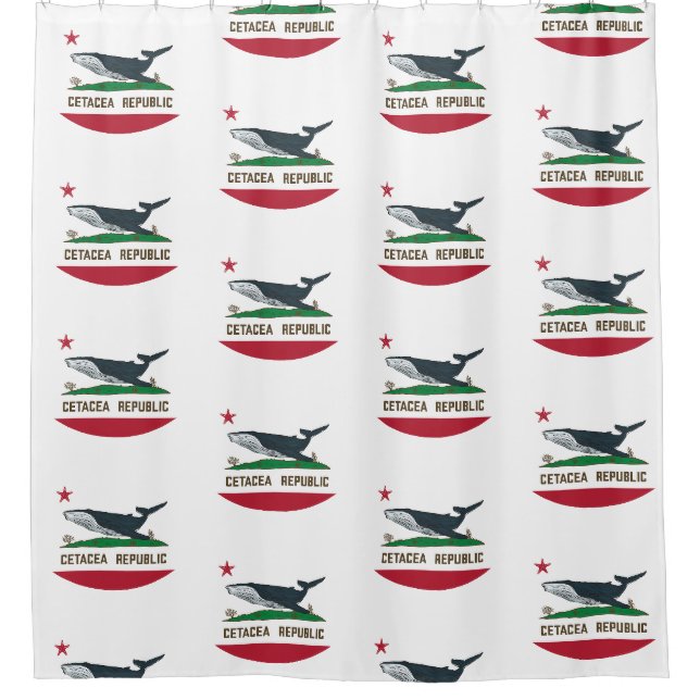 Cetacea Republic Whale Flag Rorqual (Front)