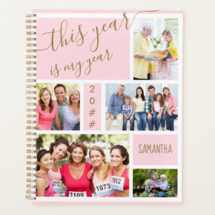 Cette année est mon année Pink Gold Photo Collag
