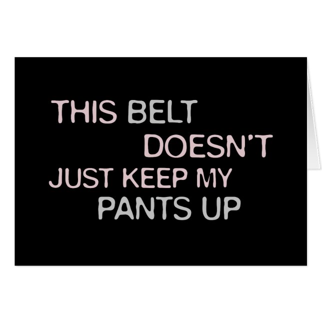 Cette ceinture ne garde pas simplement mon (Devant horizontal)