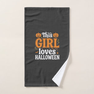 Cette fille adore la typographie Halloween SVG Des